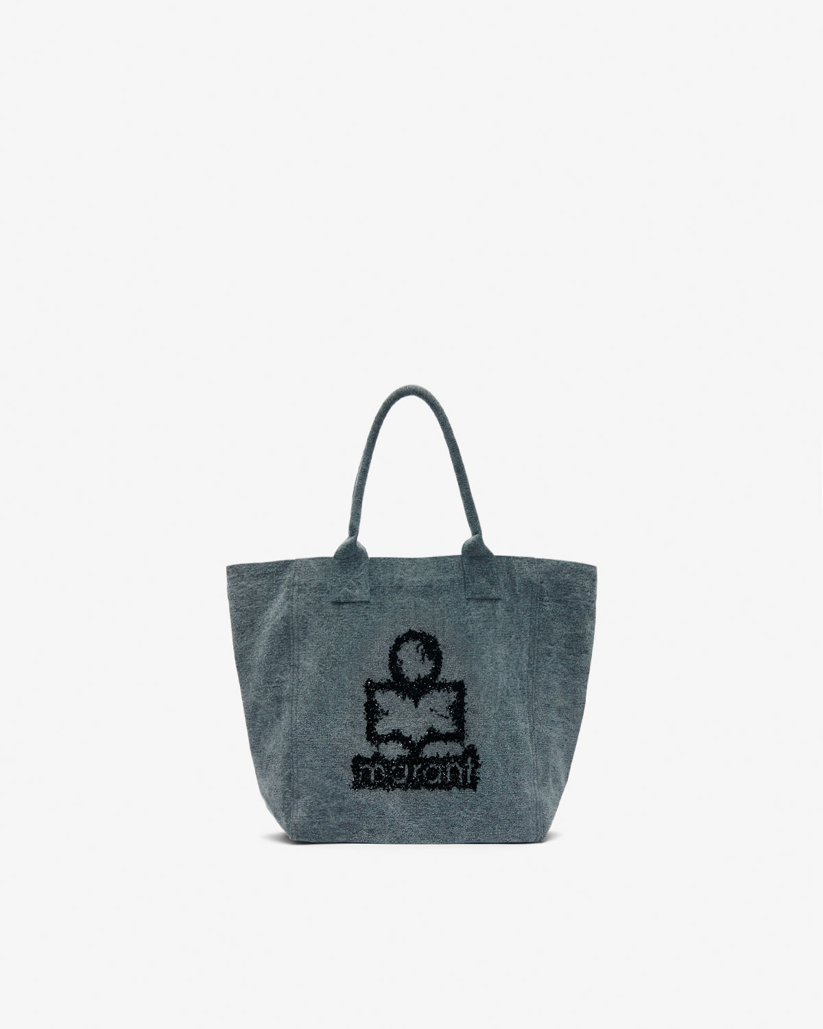 Isabel Marant Yenky Small sac cabas gris toile coton