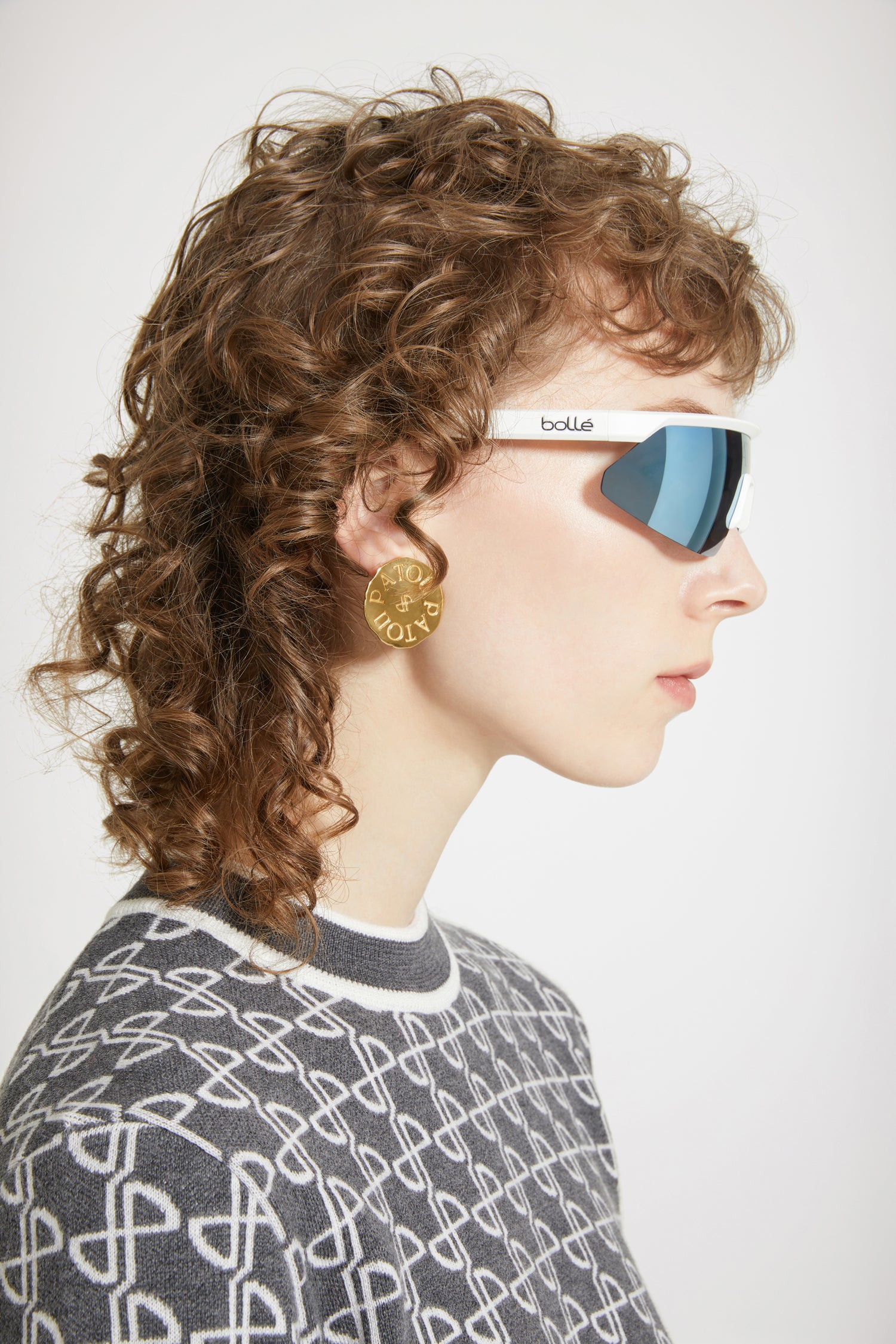 Patou H23SP0080160009A lunettes soleil blanc