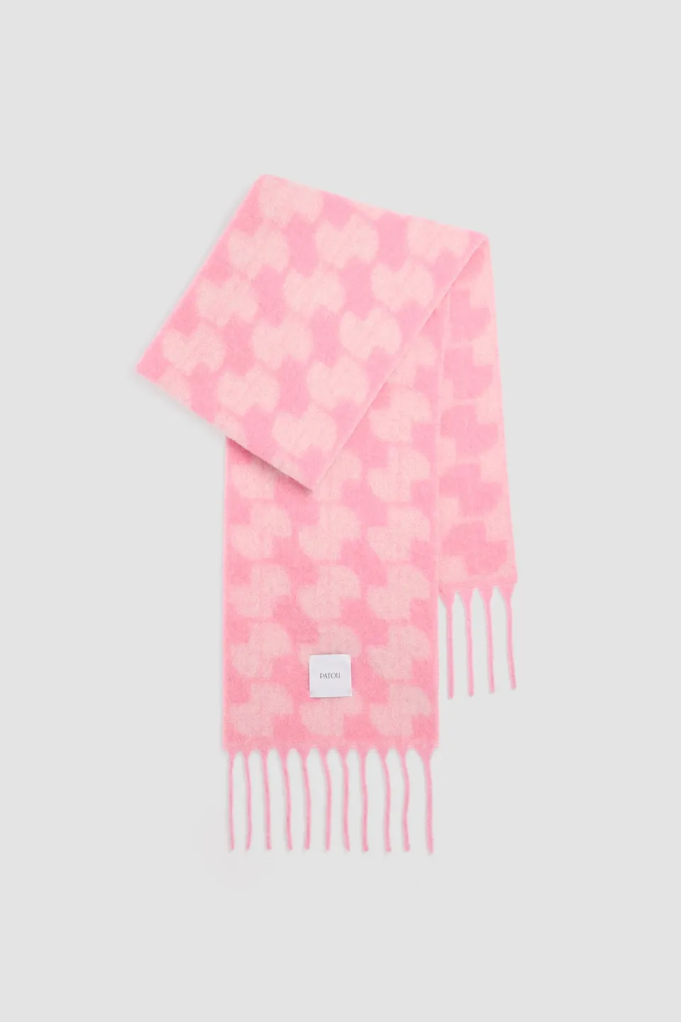 Patou Accessories H25AC0720198458P foulard rose alpaga TU