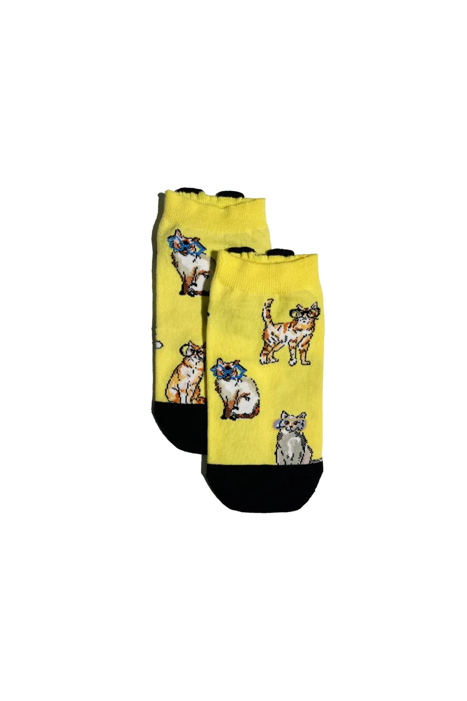 Paul & Joe Chaussettes Basses Chats Jaune 36-39 coton
