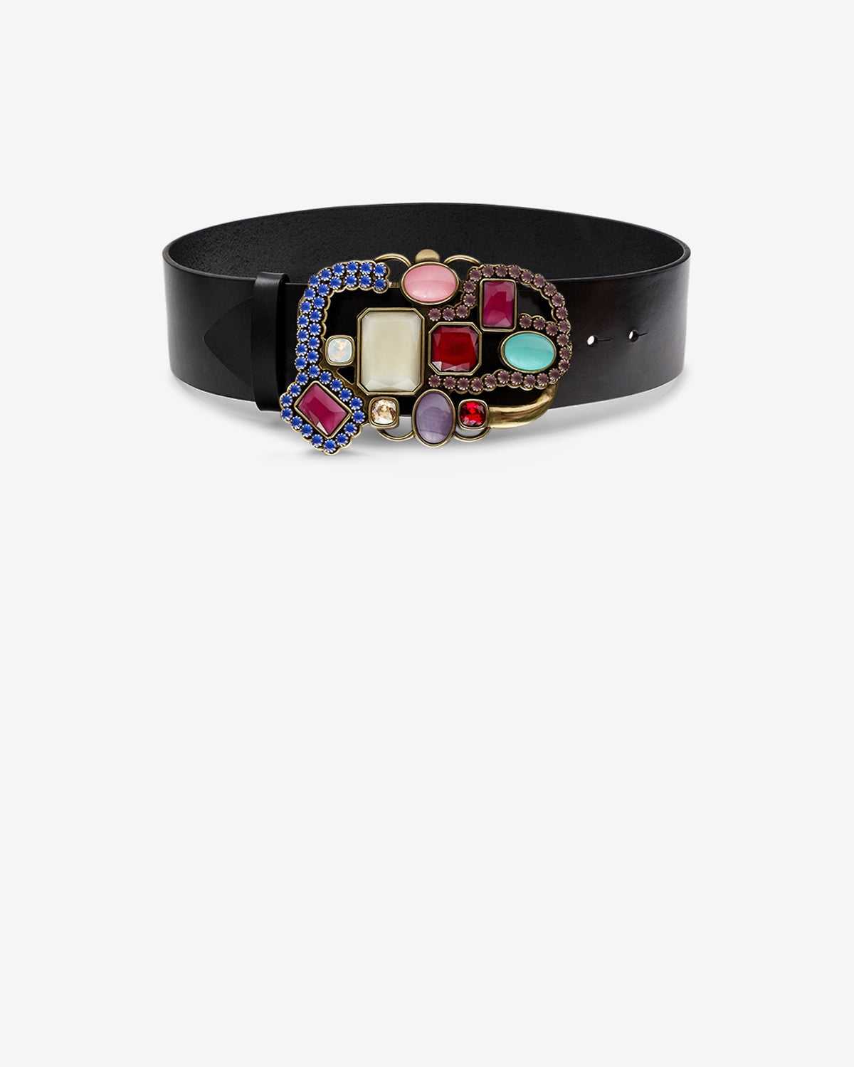 Isabel Marant Nedia ceinture cuir noir 4 cm