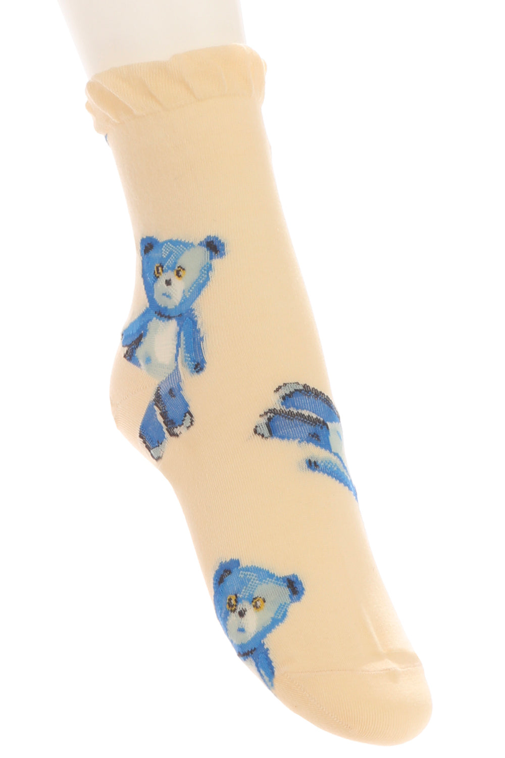 Paul & Joe chaussettes nounours bleu 36-39 coton
