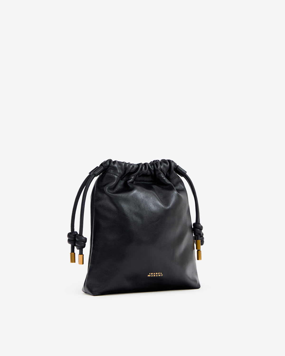 Isabel Marant Silven Mini sac cuir noir 22 cm