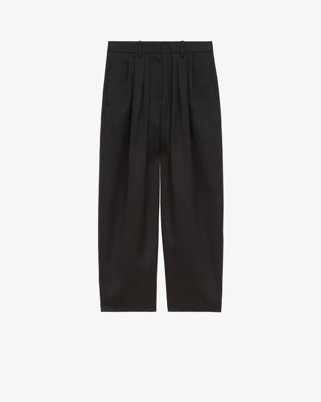 Isabel Marant Janice PA0613FA-C4G01I pantalon laine noir