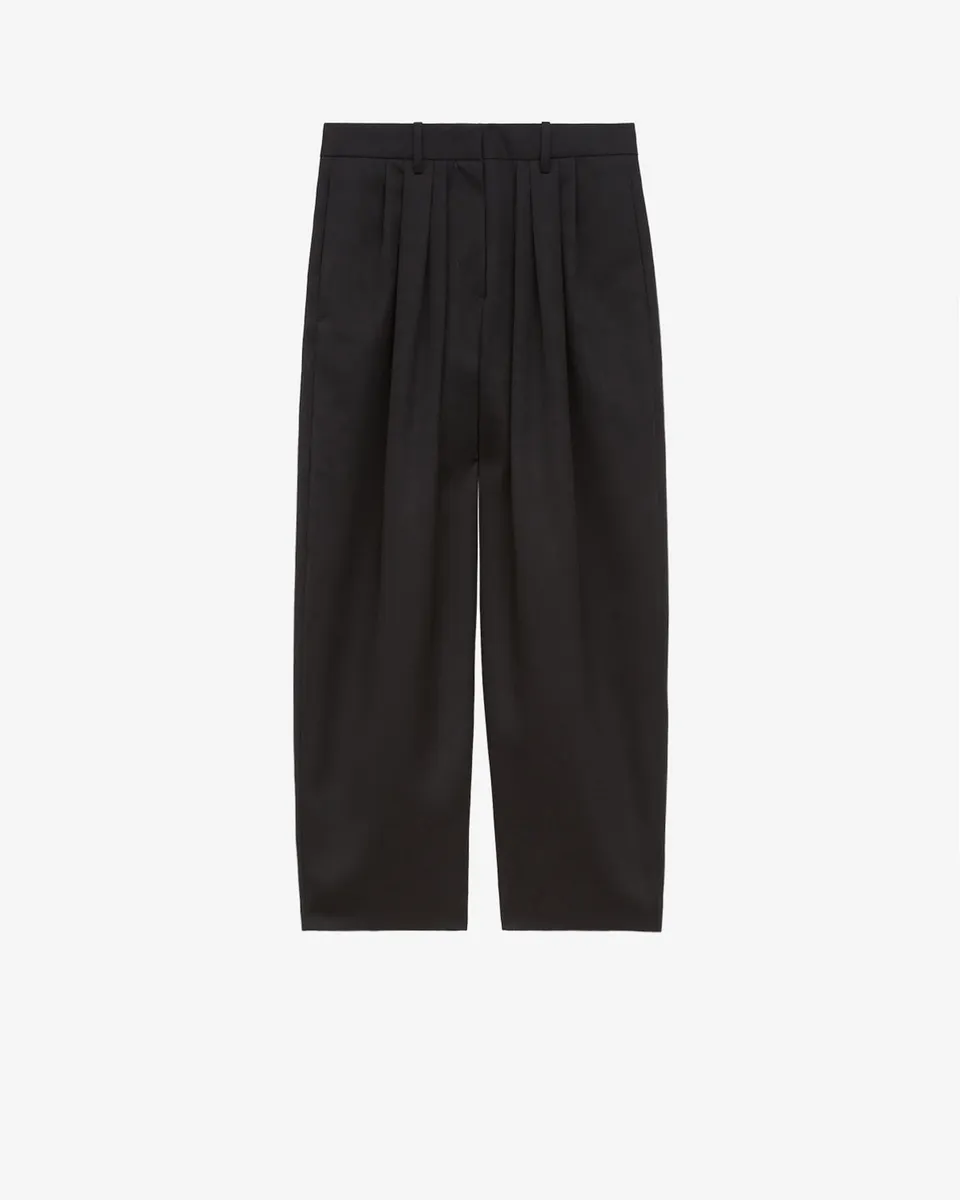 Isabel Marant Janice PA0613FA-C4G01I pantalon laine noir