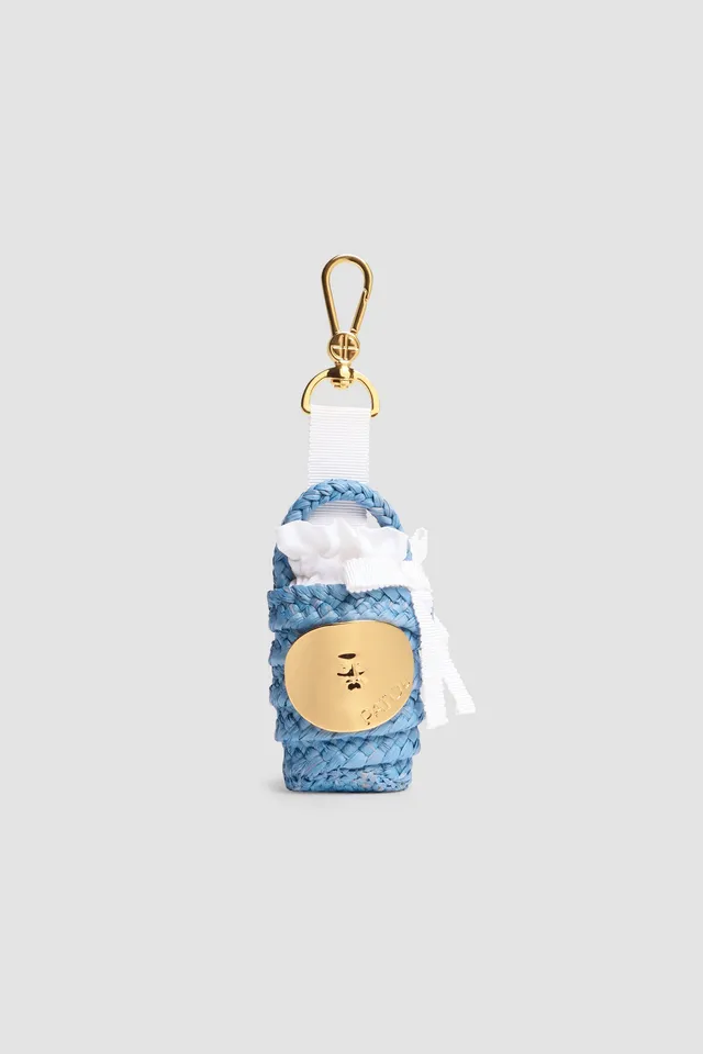 Patou Jewellery Charm Seau AC098 Raphia Bleu Ciel TU