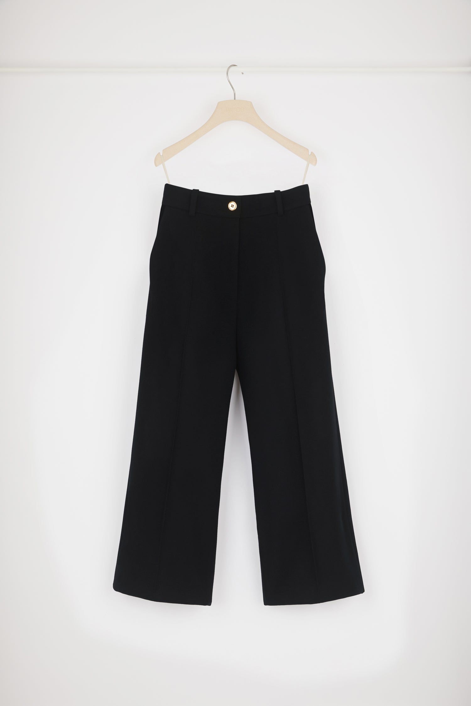 Patou H22TR0010003999B pantalon laine noir Black