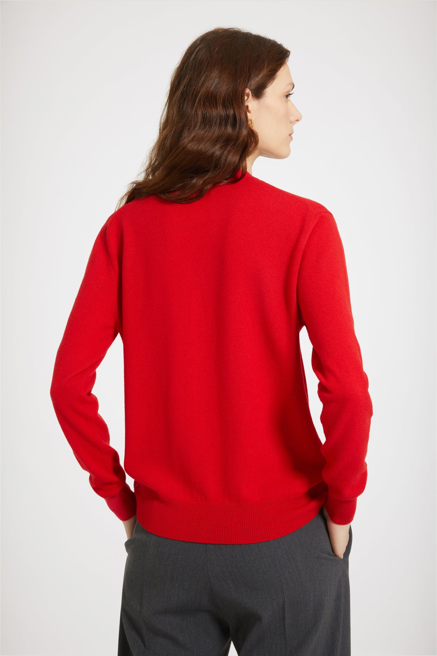 Patou Knitwear H23KN1318041306R gilet laine Racing Red