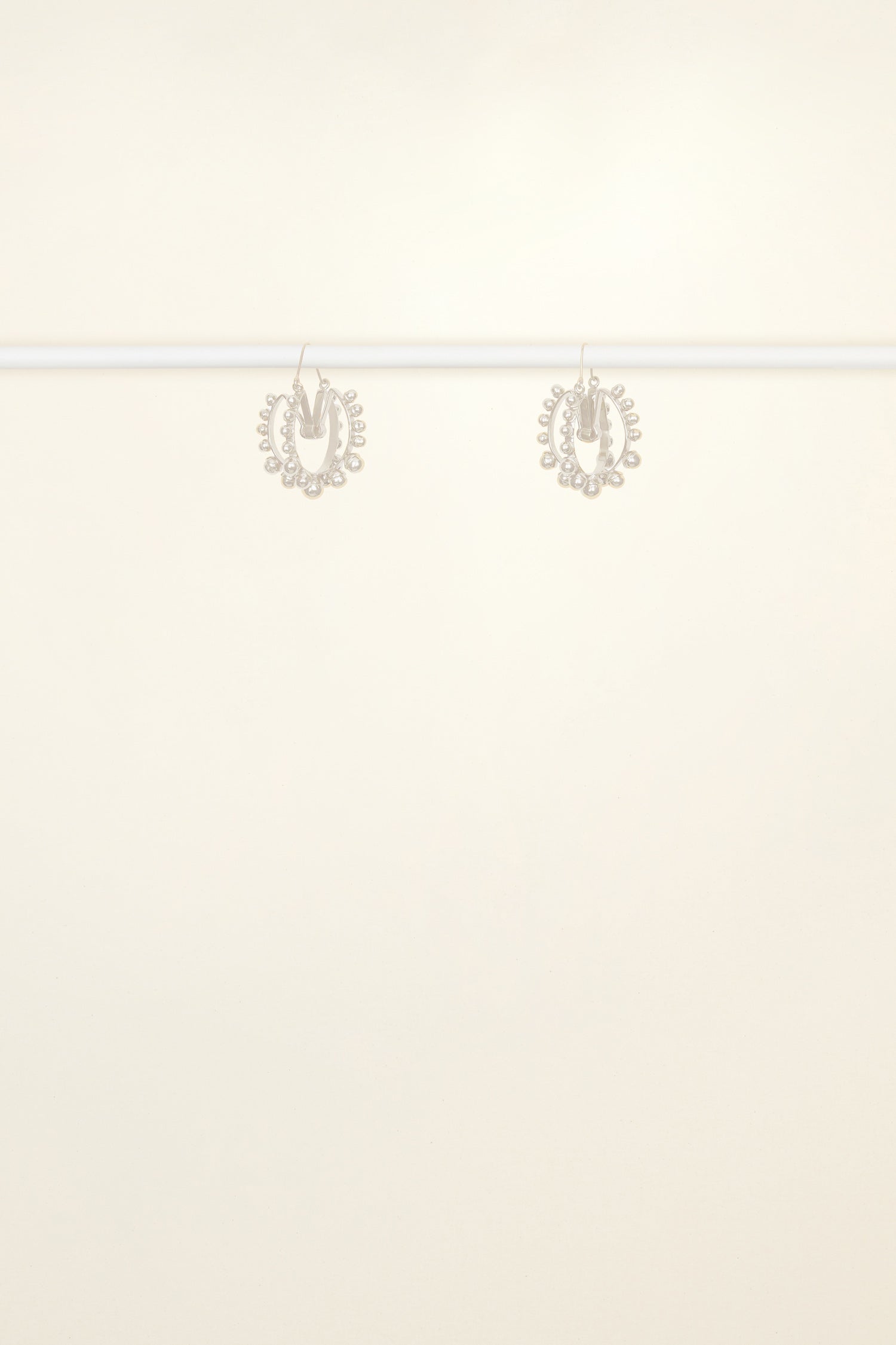 Patou Jewellery créoles argent A20JW007 perles laiton