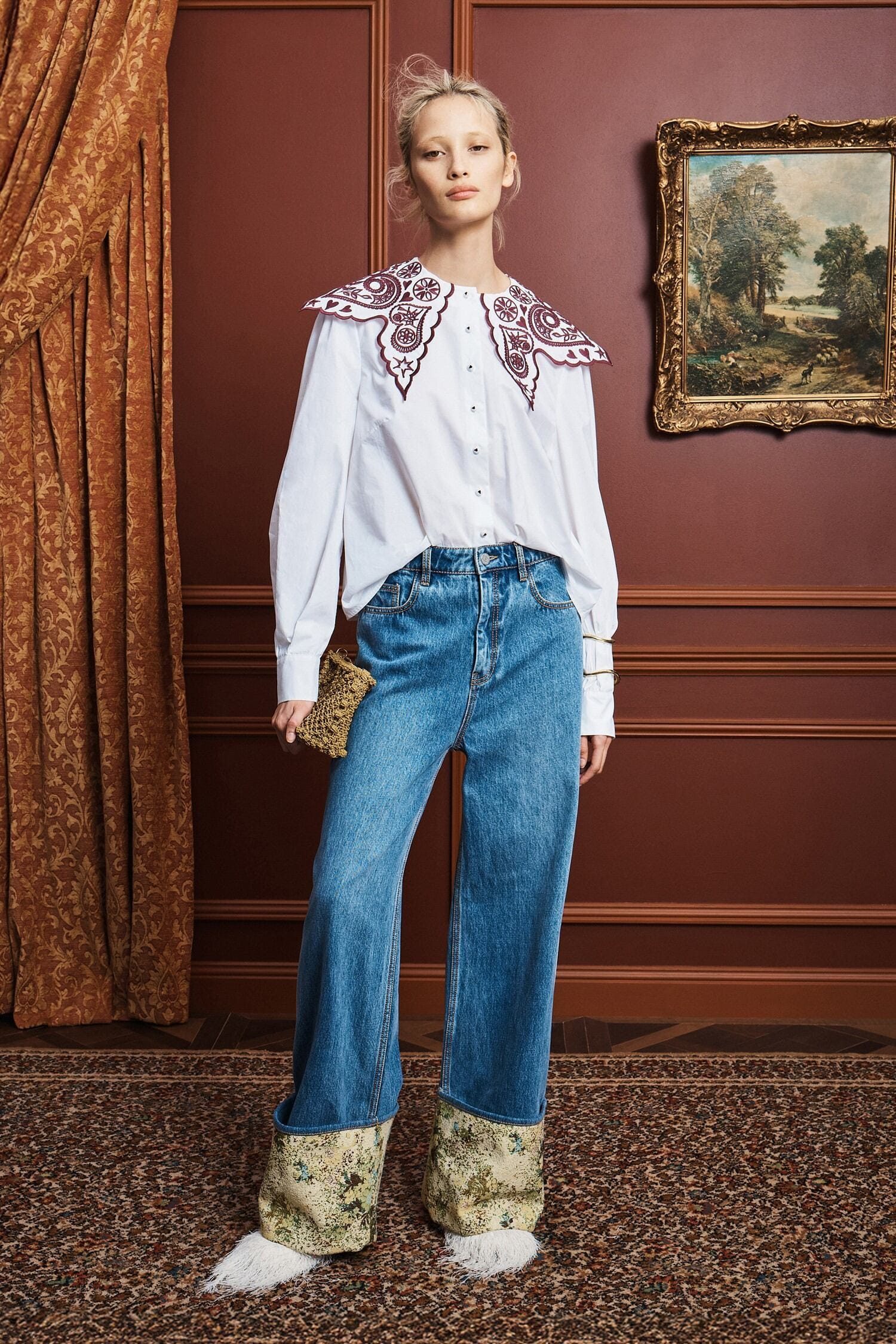 Alemais Trousers Marcel Denim jean droit 8