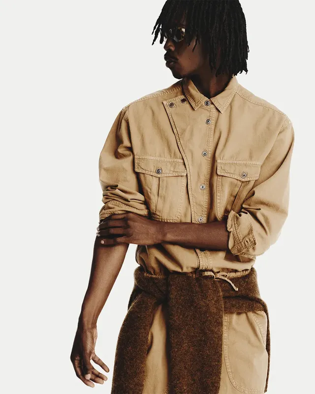 Isabel Marant Look 8 silhouette FW25 men