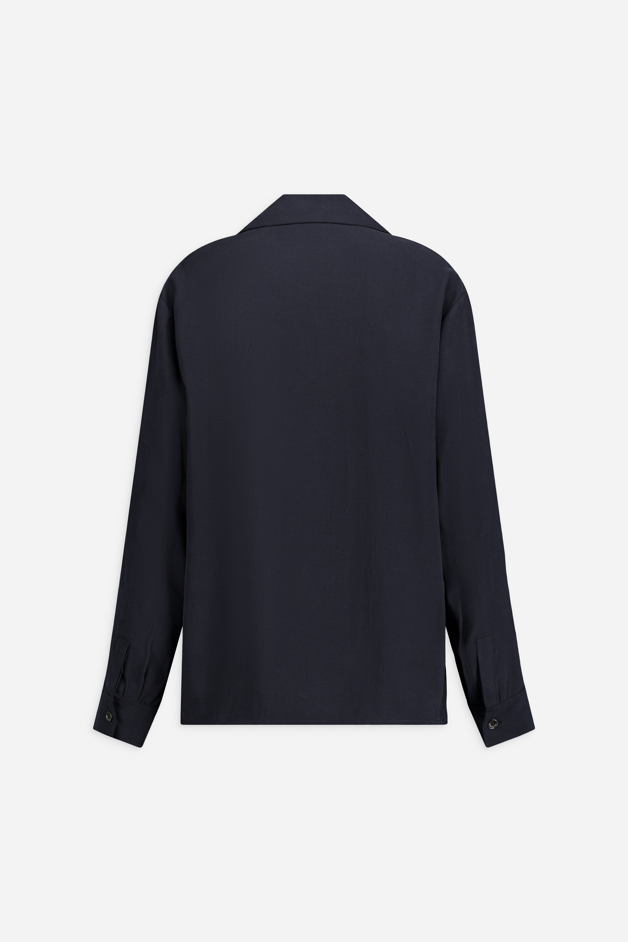 Paul & Joe Hazel chemise cupro marine manches longues
