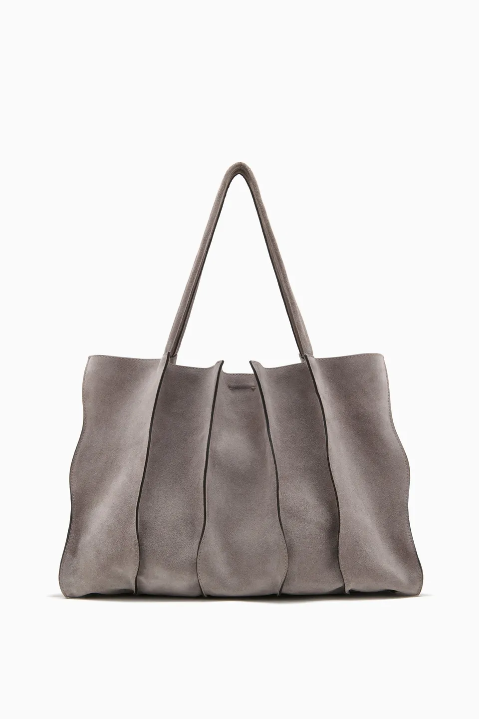 Ulla Johnson Adria tote daim gris Dove