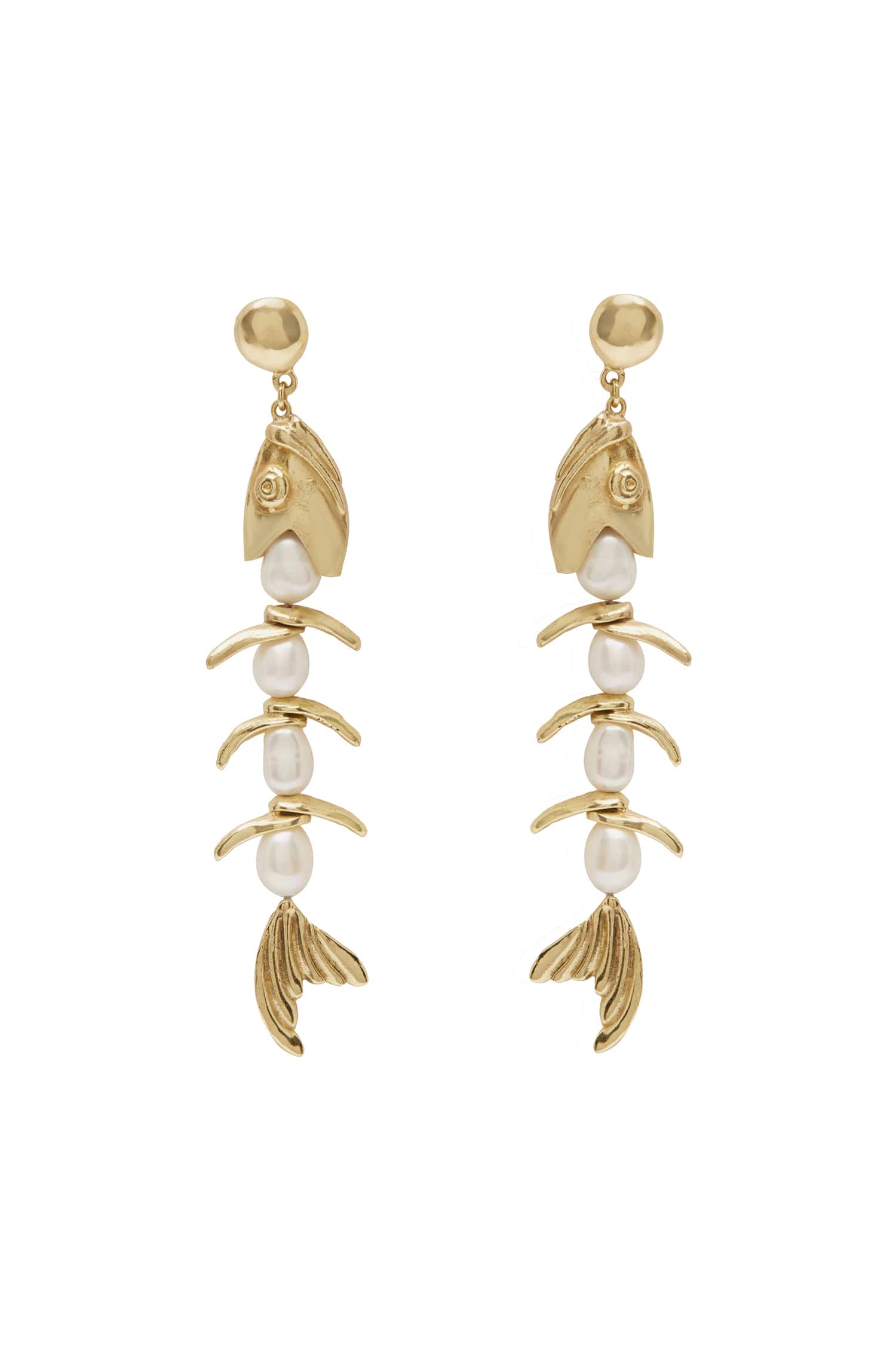 Alemaïs Calypso Pearl Fish boucles perles taille unique