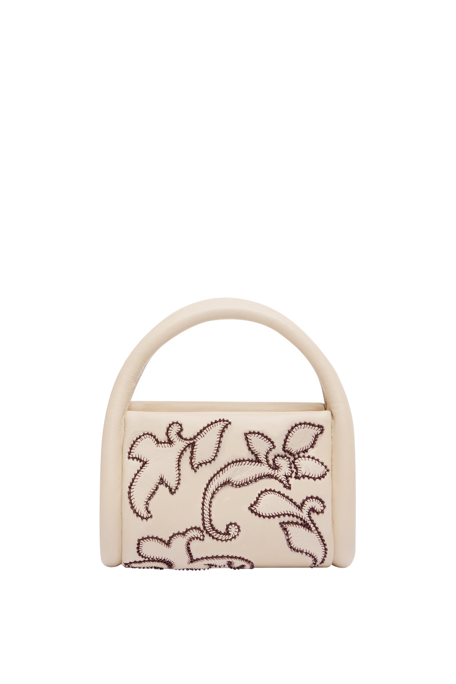 Alemäis Accessories Duke Leather Applique sac cuir ivoire TU