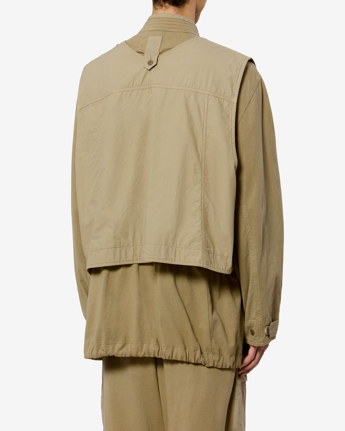 Isabel Marant Kinlay veste saharienne kaki délavé coton
