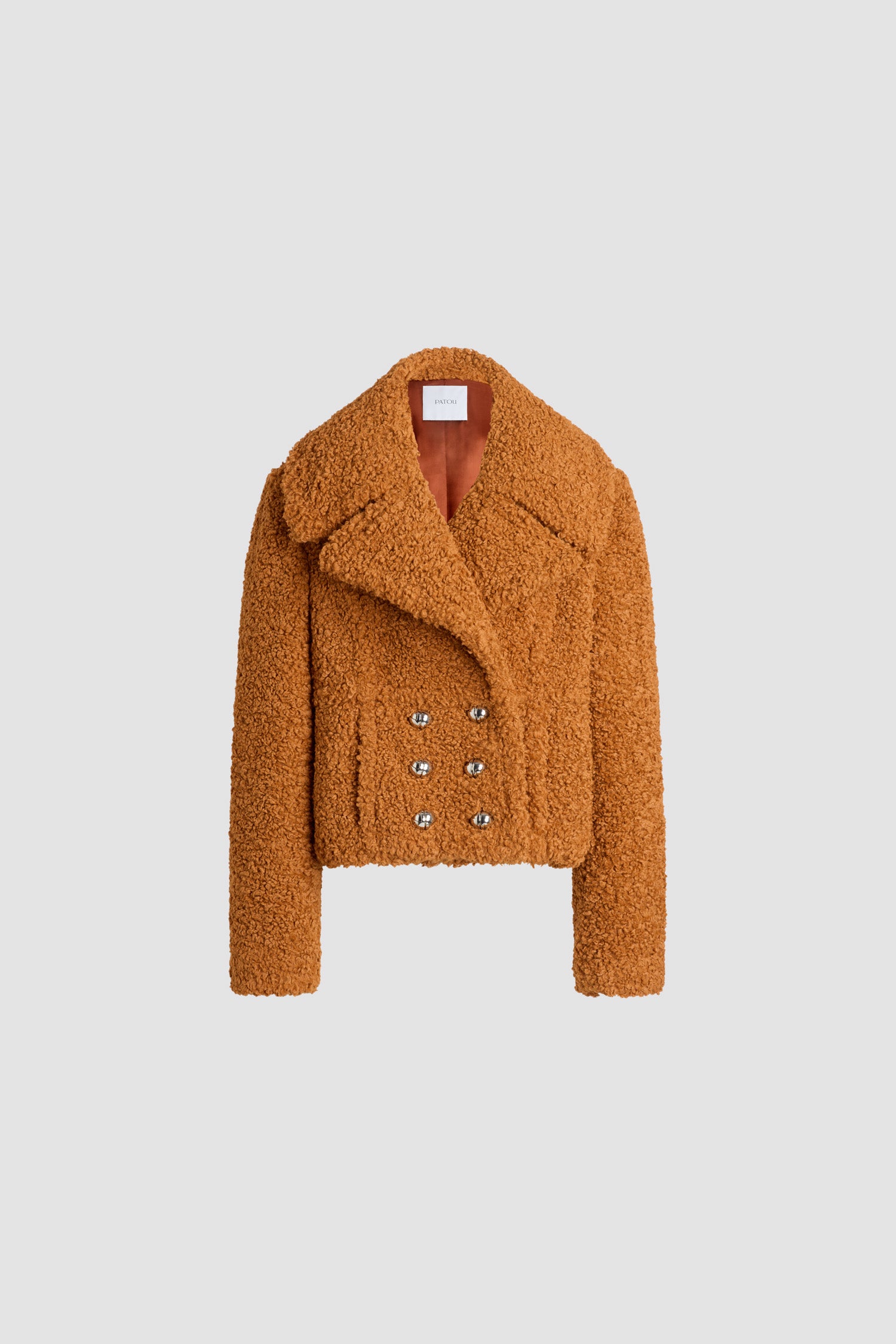 Patou CO0310220257L manteau Pumpkin Spice fausse fourrure