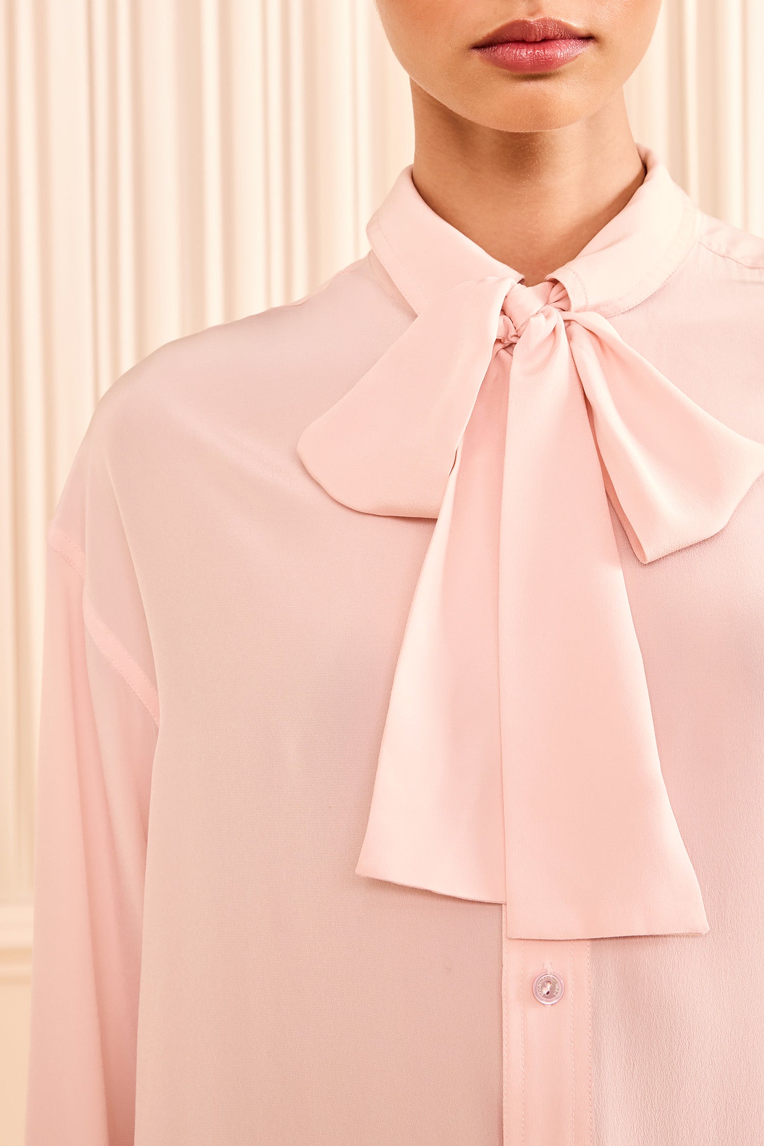 Ulla Johnson Lise Blouse soie Powder