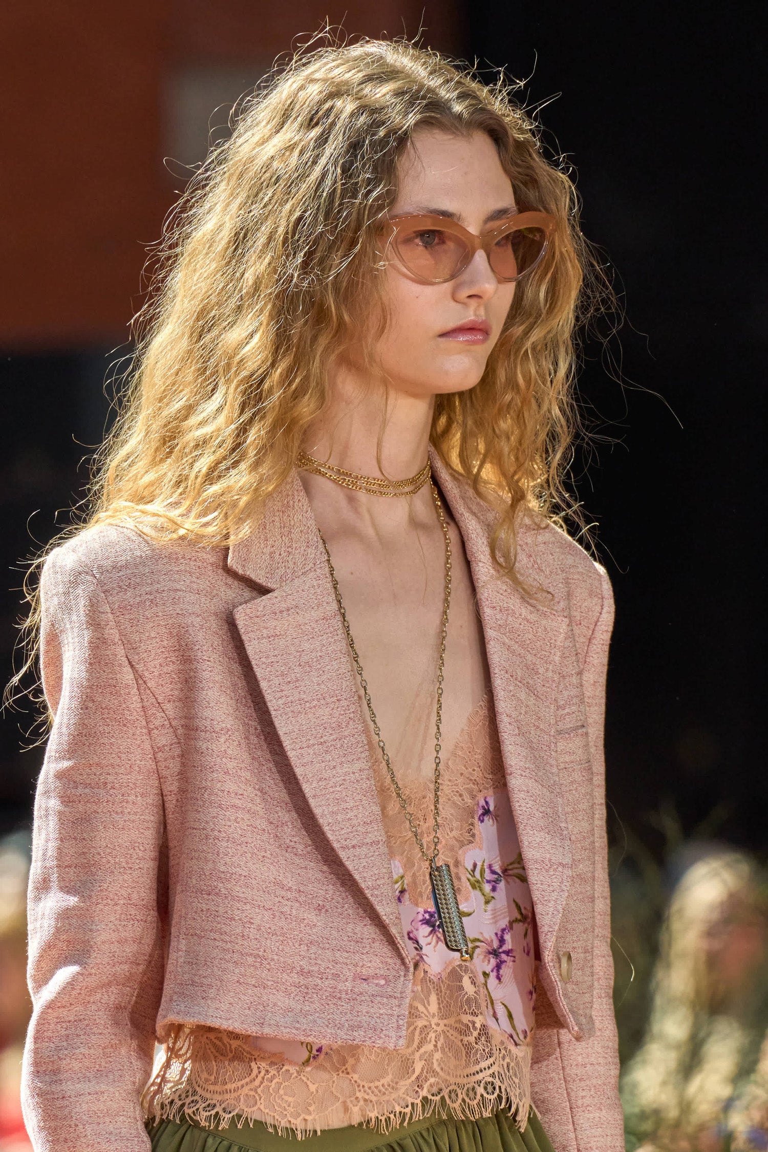 Ulla Johnson Ondine blazer court Rosewood en lin