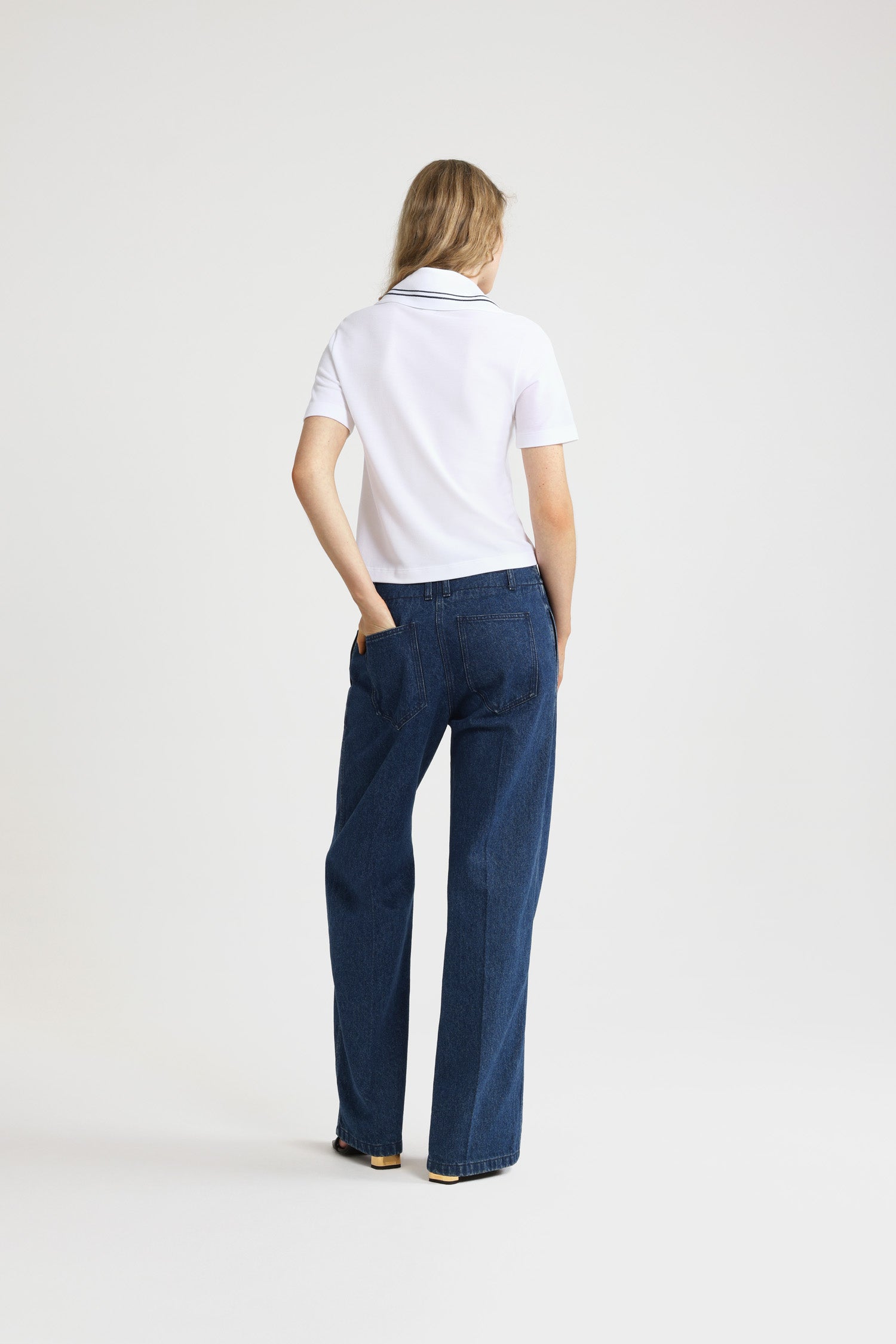 Patou JE142 P25JE1429975001W polo piqué coton bio blanc White