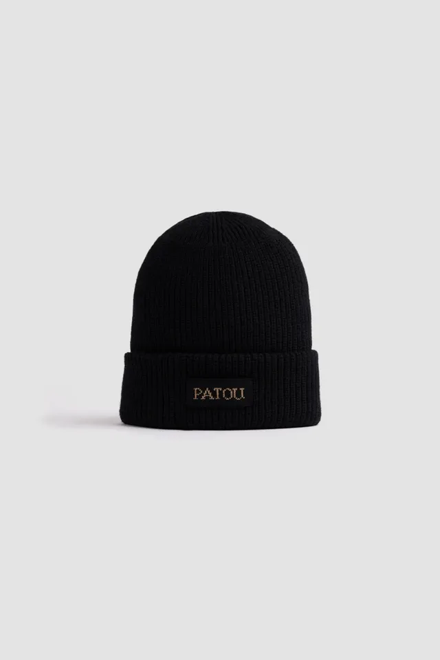Patou AC079 bonnet laine durable noir TU