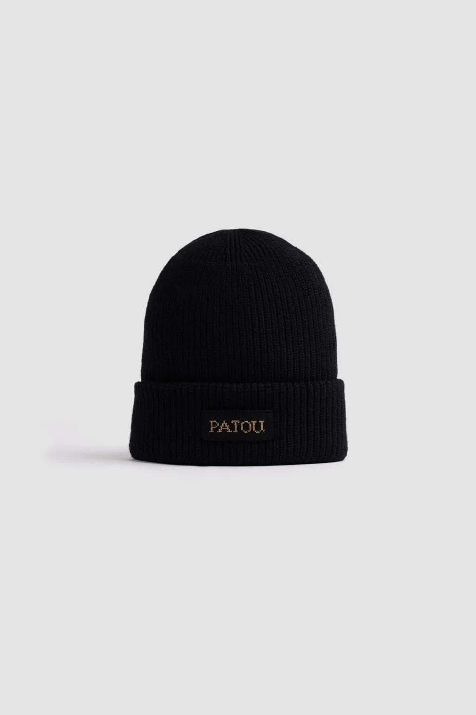 Patou AC079 bonnet laine durable noir TU