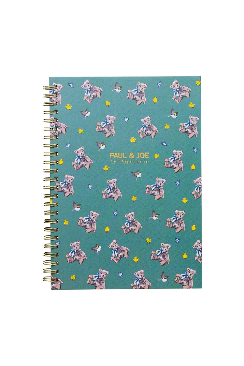 PAUL & JOE Papeterie carnet A5 spirales oursons ligné