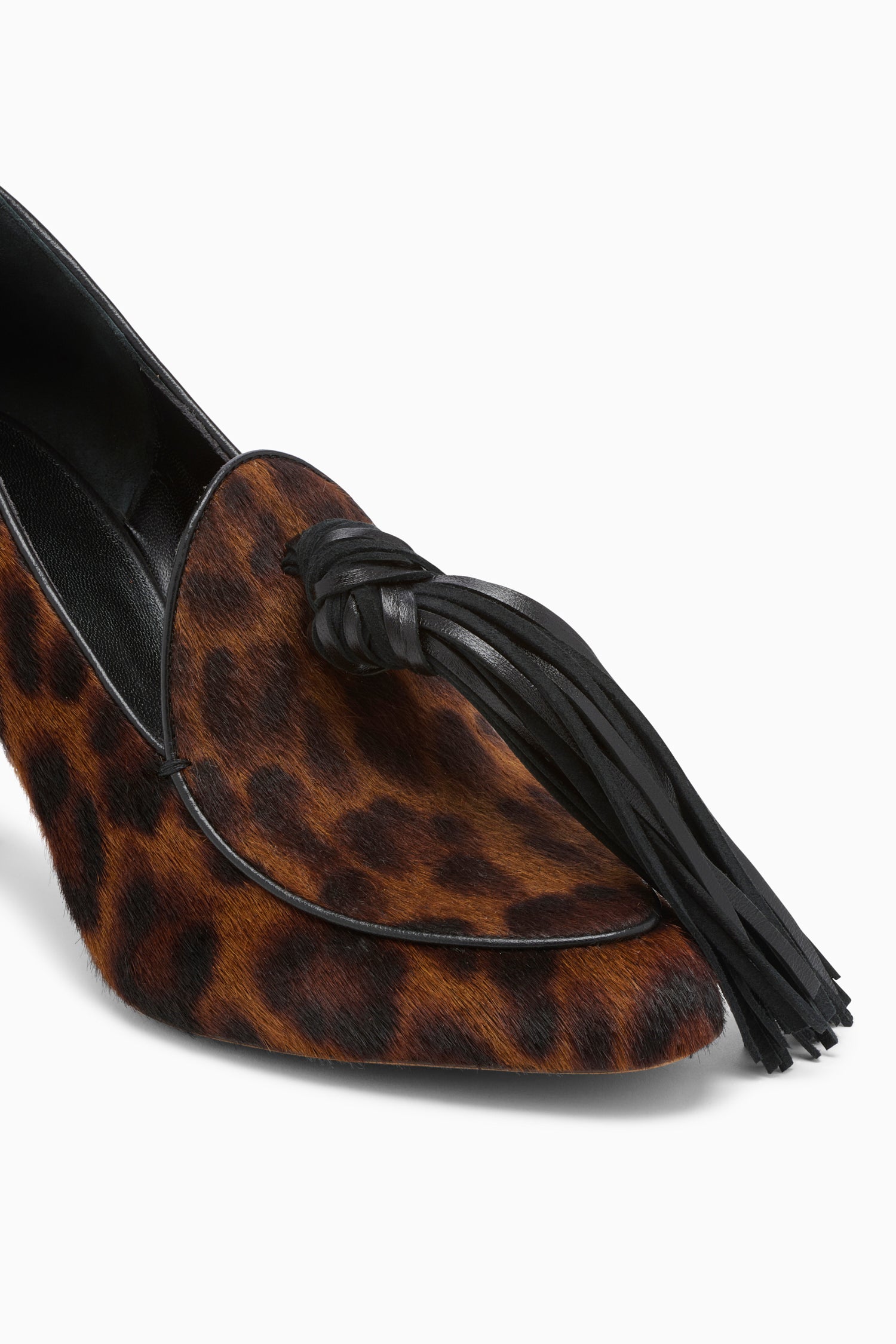 Ulla Johnson Agata escarpins léopard cuir talon 75mm