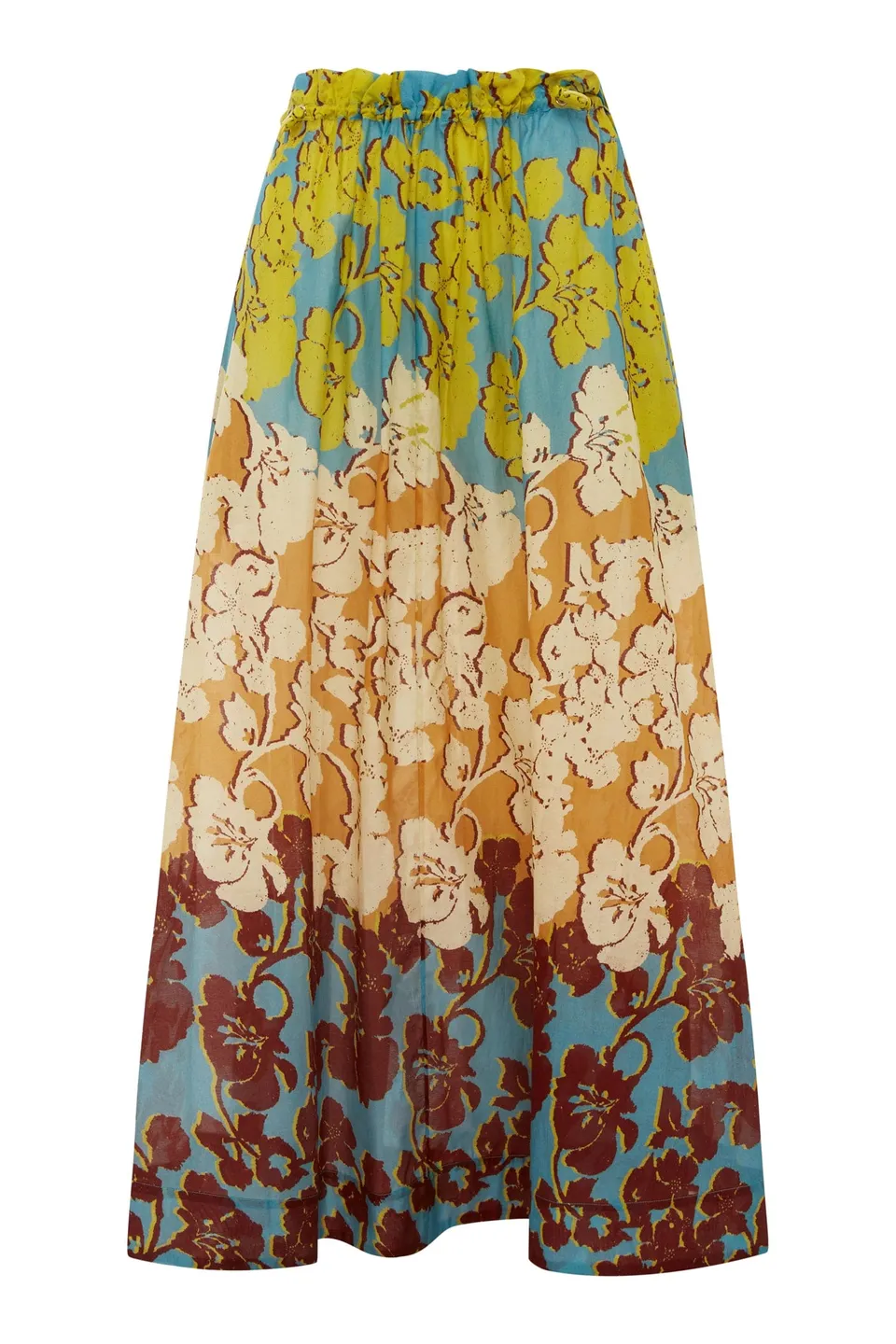 Alemaïs Splice Midi Skirt jupe midi taille 8 coton