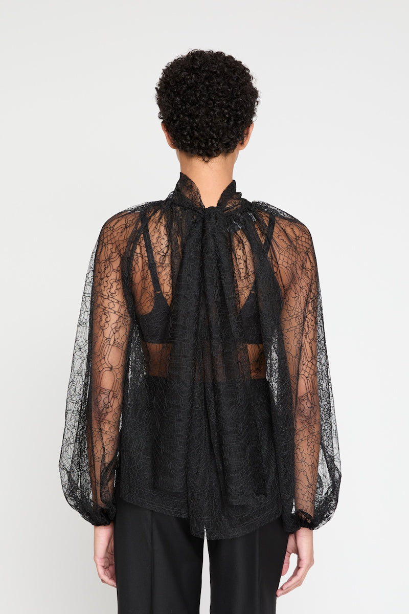 ATU Body Couture Tops and Jackets Lace shirt chemise dentelle noire