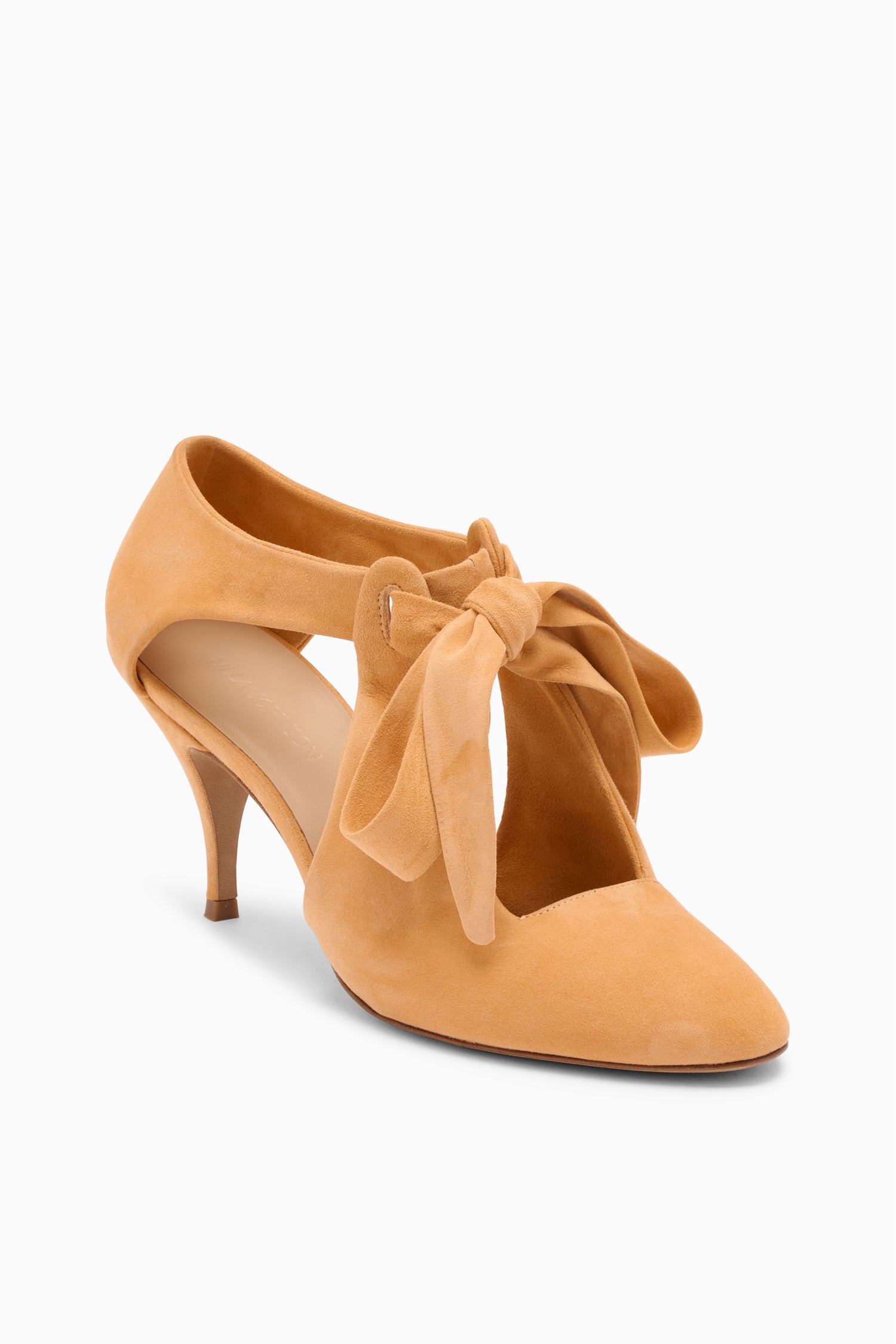 Ulla Johnson Ingrid escarpins daim ginger 75mm