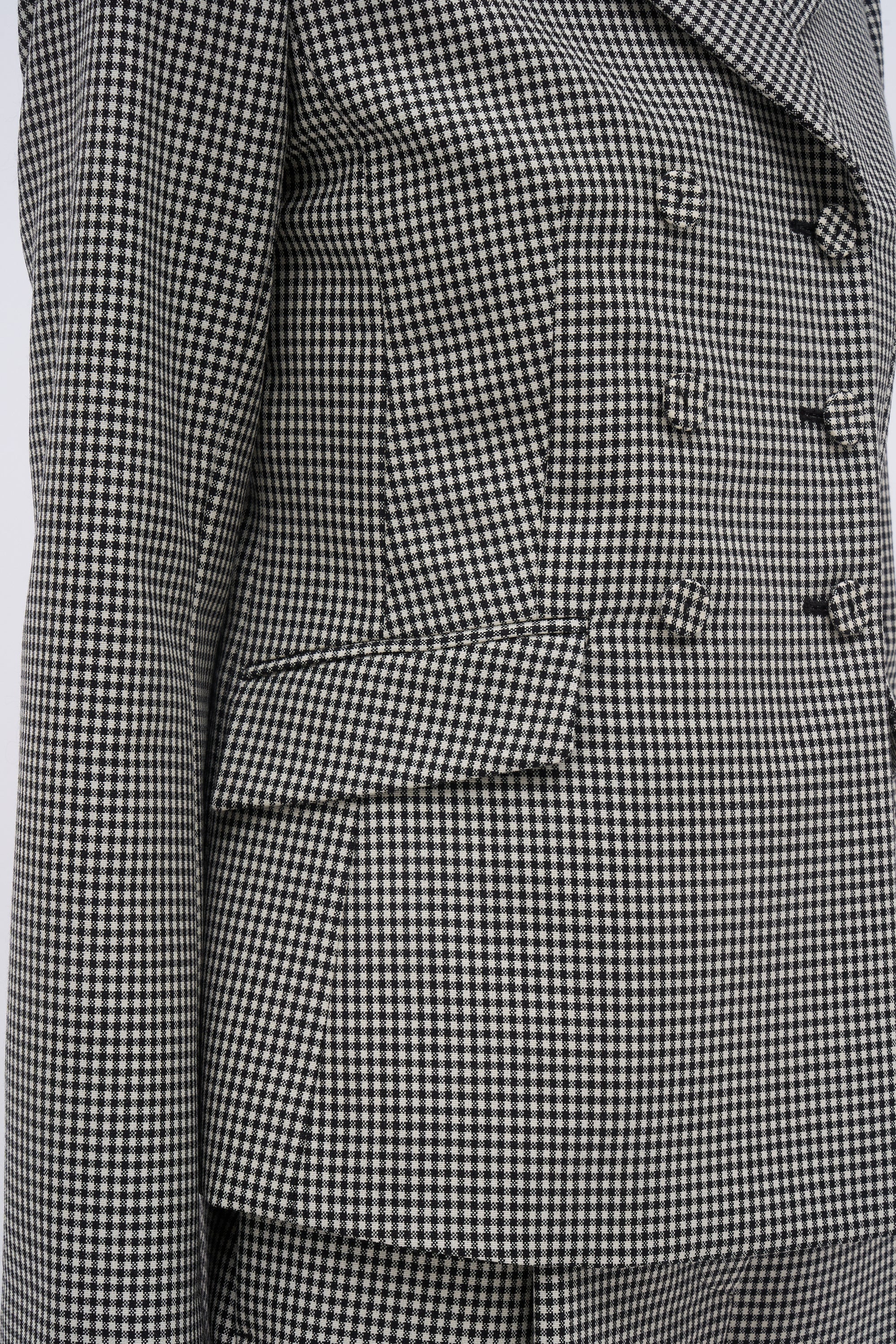 Paul & Joe Sabrina veste mohair vichy noir et blanc laine