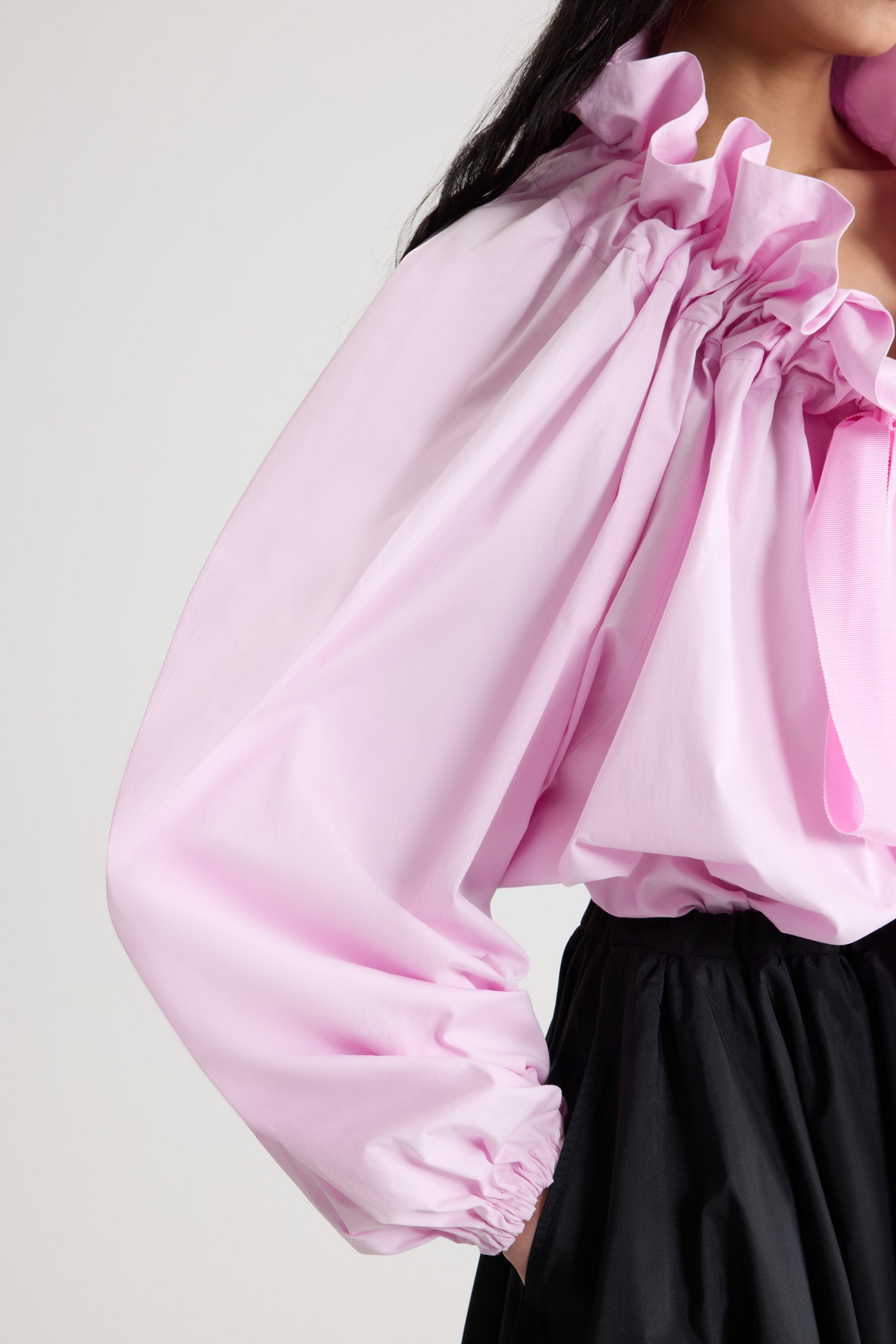 Patou TO017 La Patou blouse coton Pink Pearl