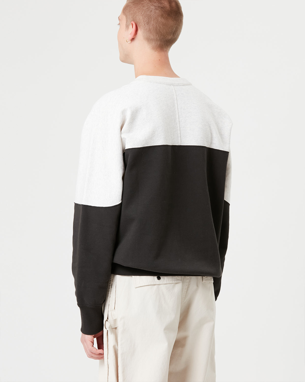 Isabel Marant Howley SW0031HA sweat noir délavé coton