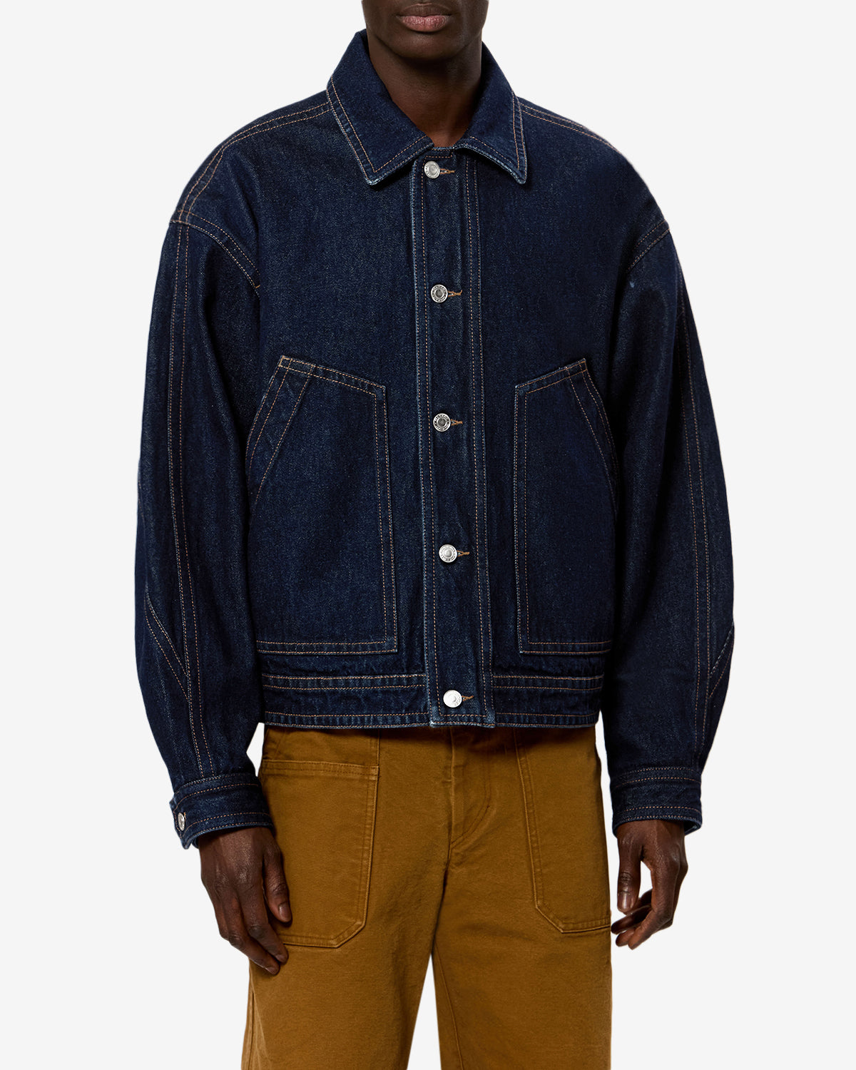 Isabel Marant Jorest VE0553HA veste jean nuit denim