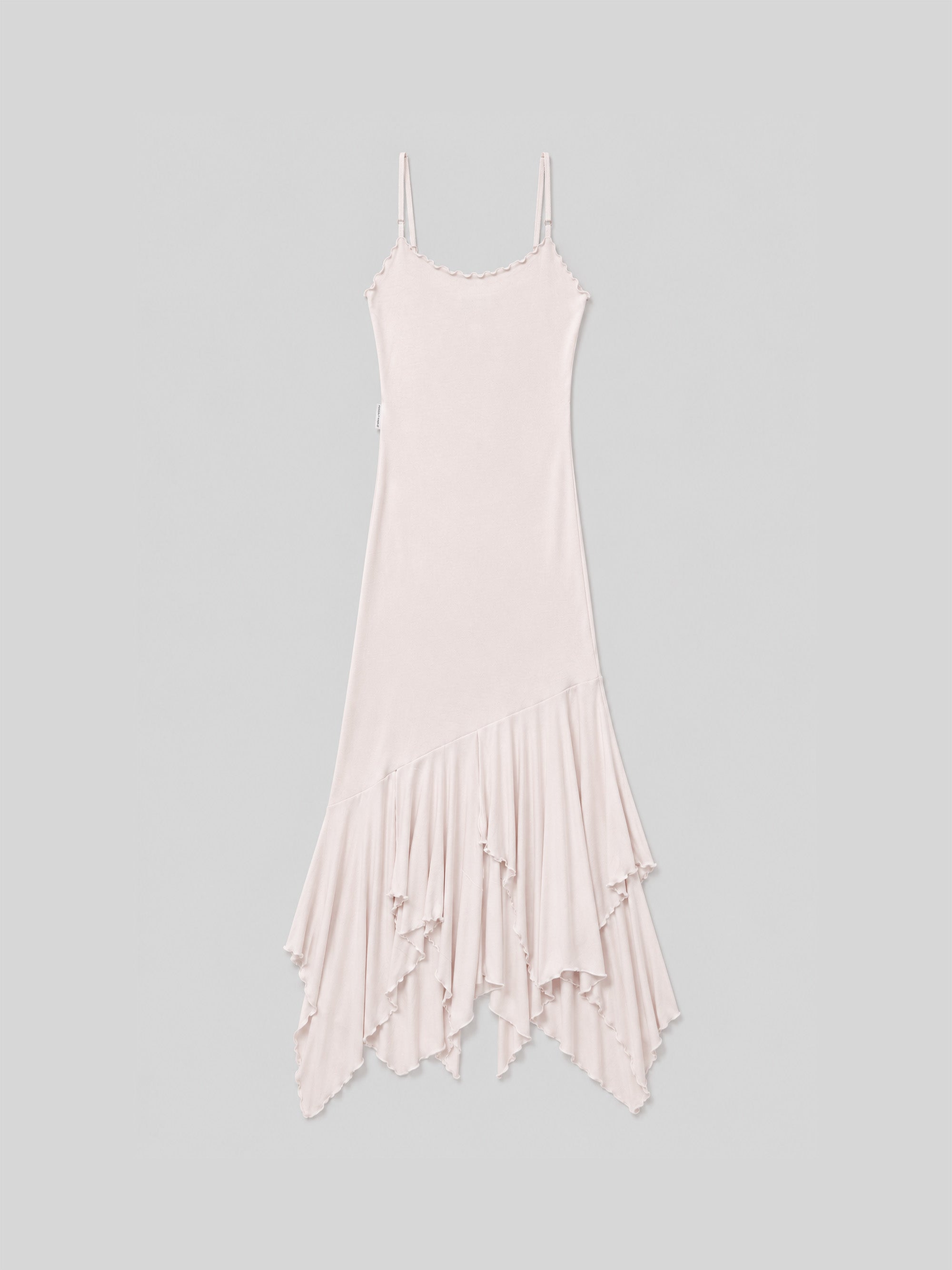 Ester Manas Easy Dress robe longue rose clair bretelles coton