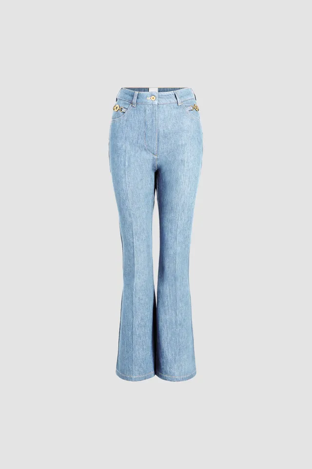 Patou Denim TR030 jean flare bleu ciel Riviera