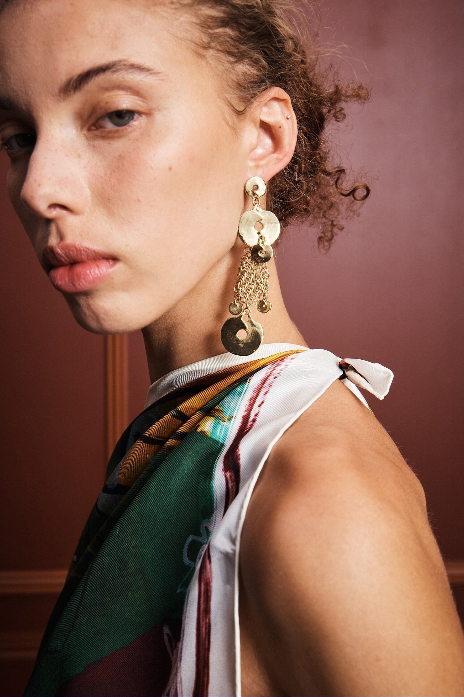 Alemaïs Atomic Chainmail boucles pendantes disques