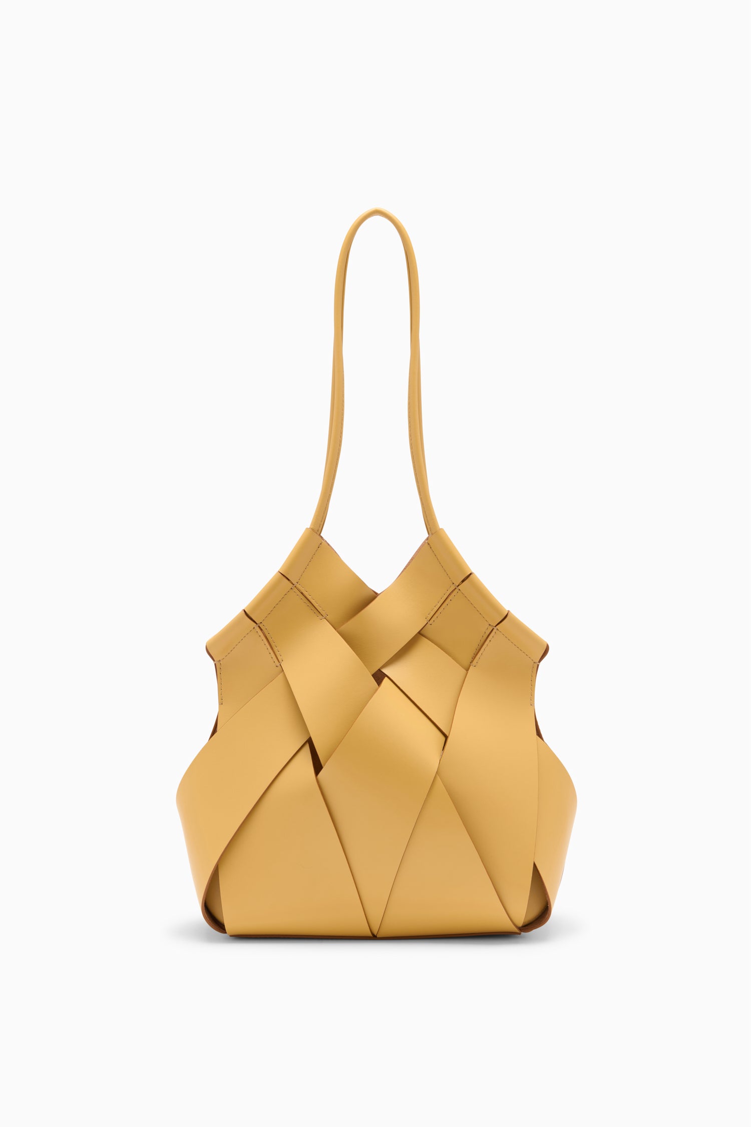 Ulla Johnson Charlotte sac épaule lotus jaune cuir