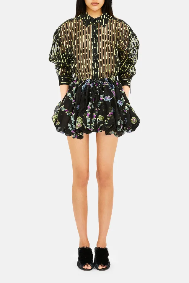 Ulla Johnson Laia Chemise Solaris organza jacquard