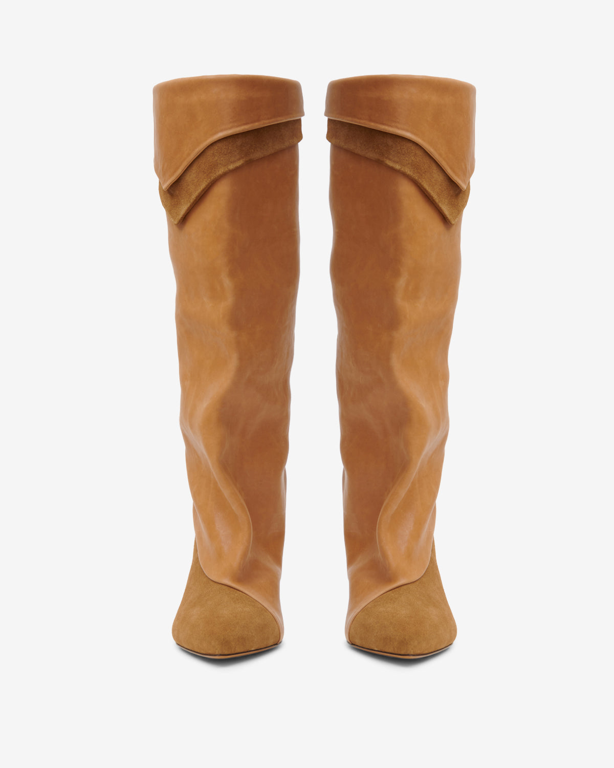 Isabel Marant Lezra bottes cognac talon 7,5 cm