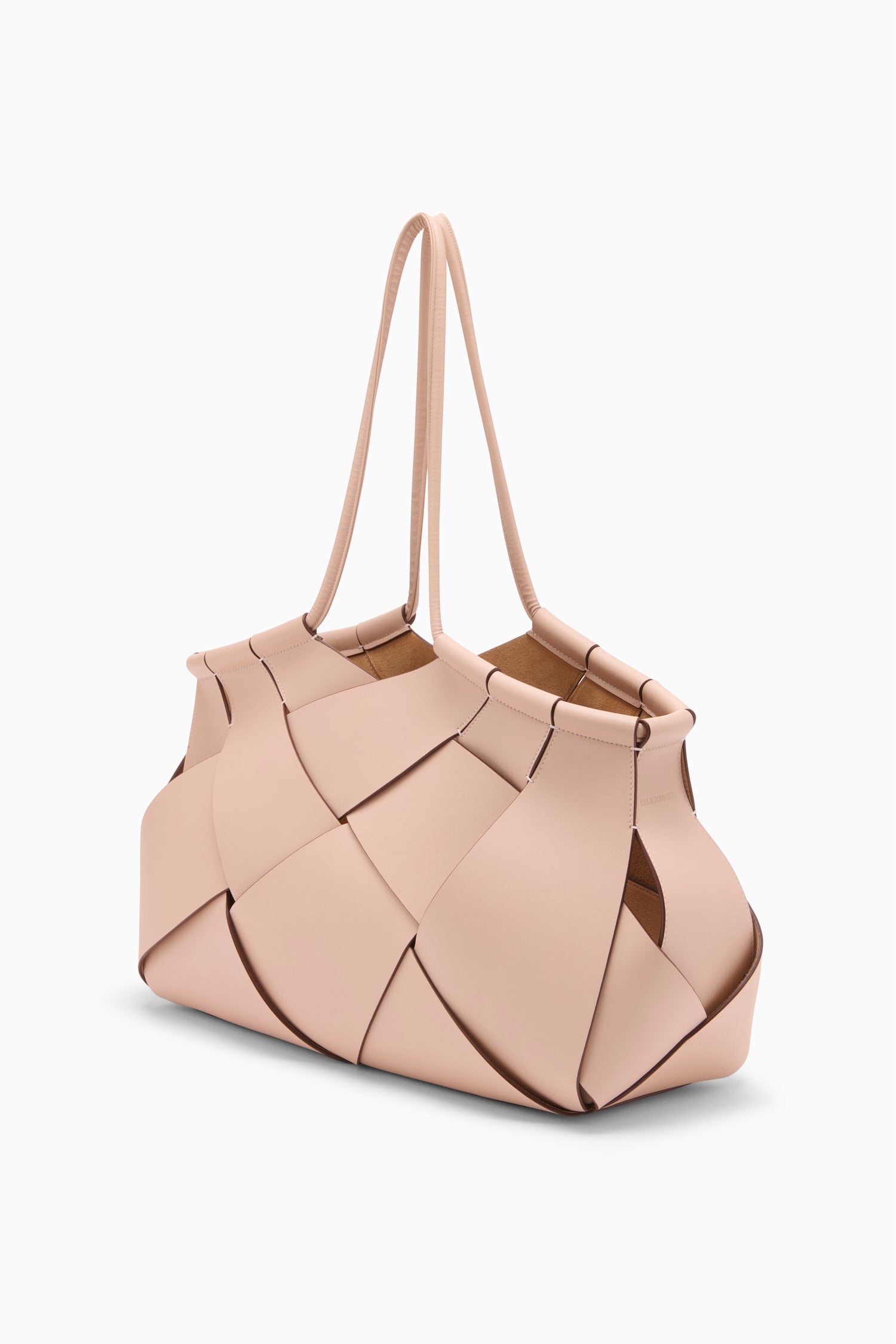 Ulla Johnson Charlotte tote cuir tressé petal