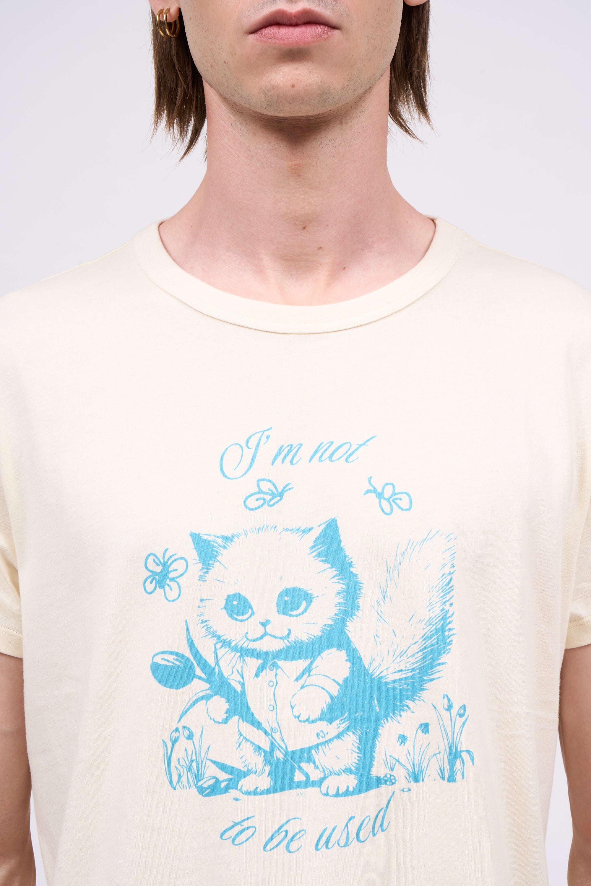 Paul & Joe Wildcat t-shirt coton imprimé écru