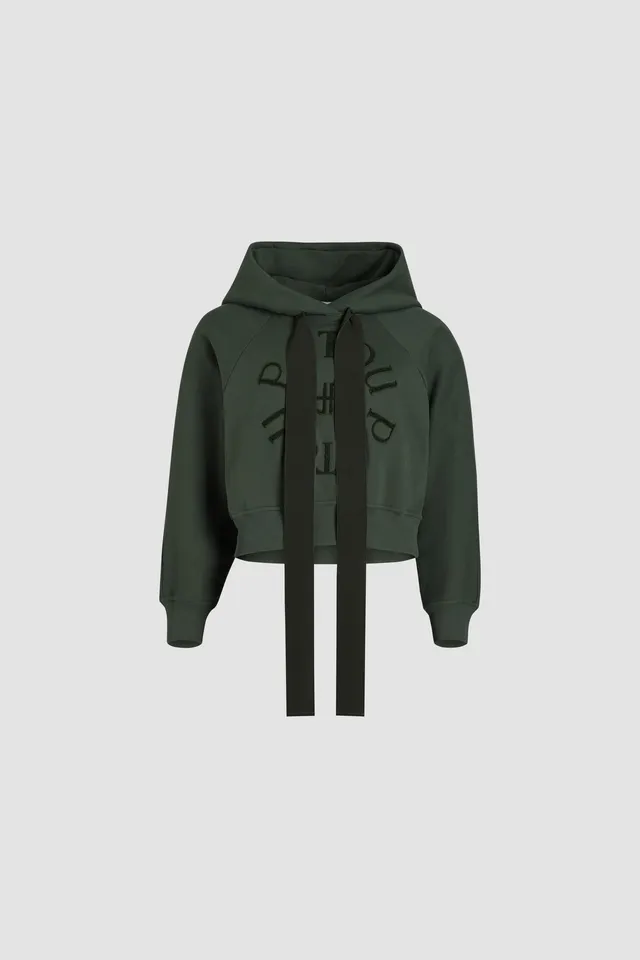 Patou JE069 hoodie sweat capuche kaki coton bio