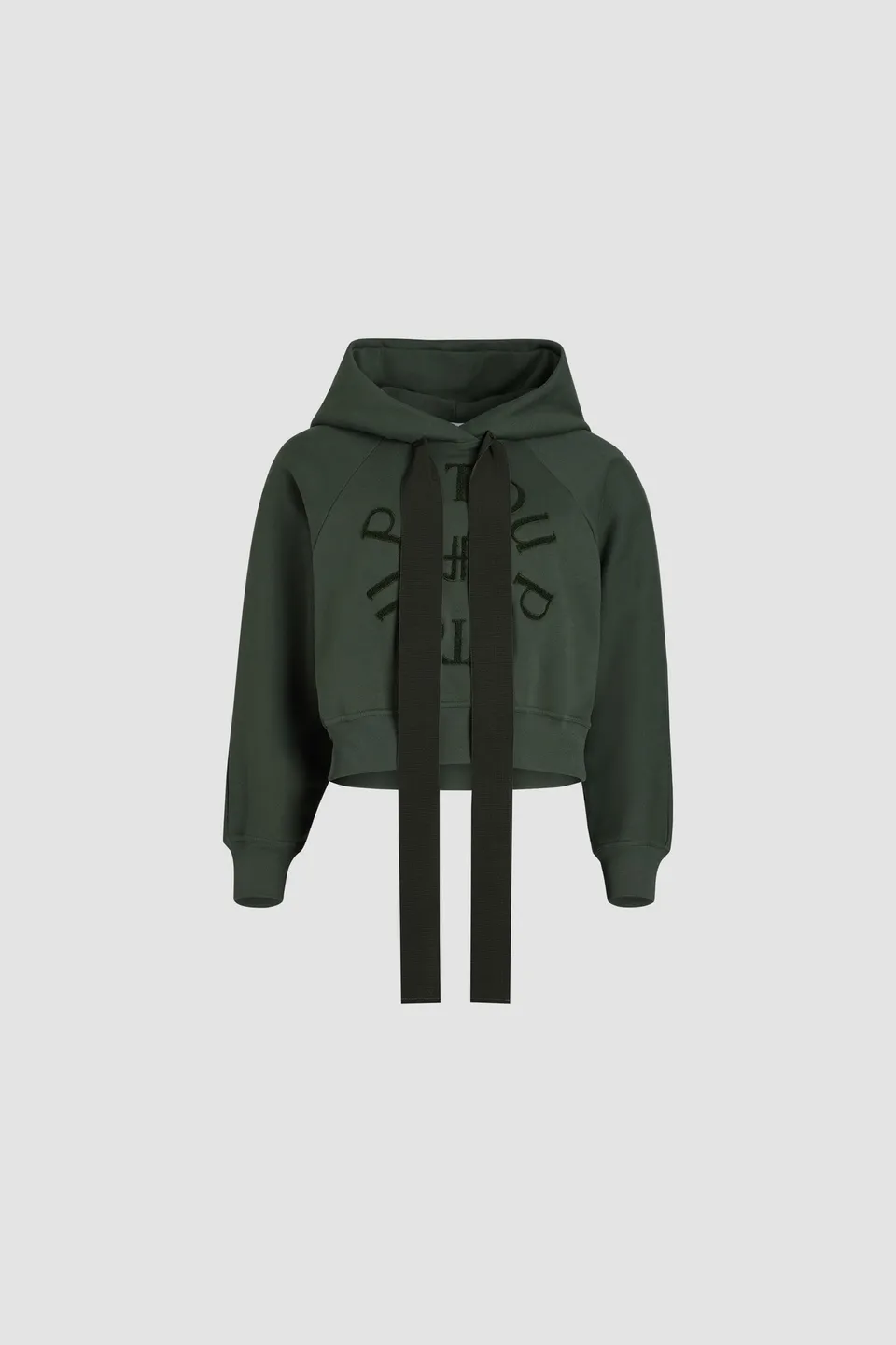 Patou JE069 hoodie sweat capuche kaki coton bio