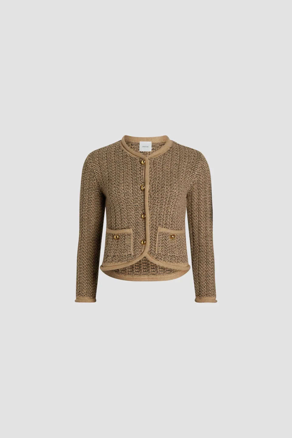 Patou Jackets veste alpaga beige XS-XL cintrée