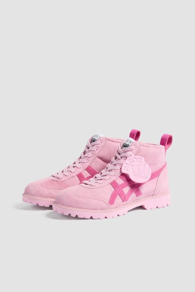 Patou Onitsuka FO013 boots roses suède