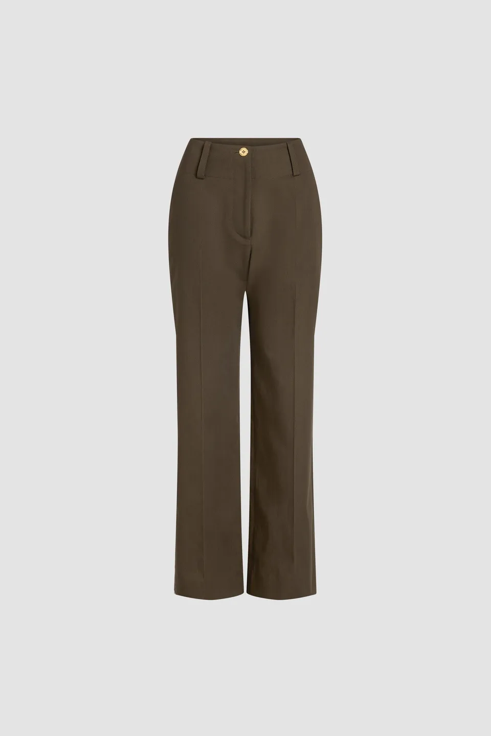 Patou TR045 pantalon gabardine coton bio marron 34