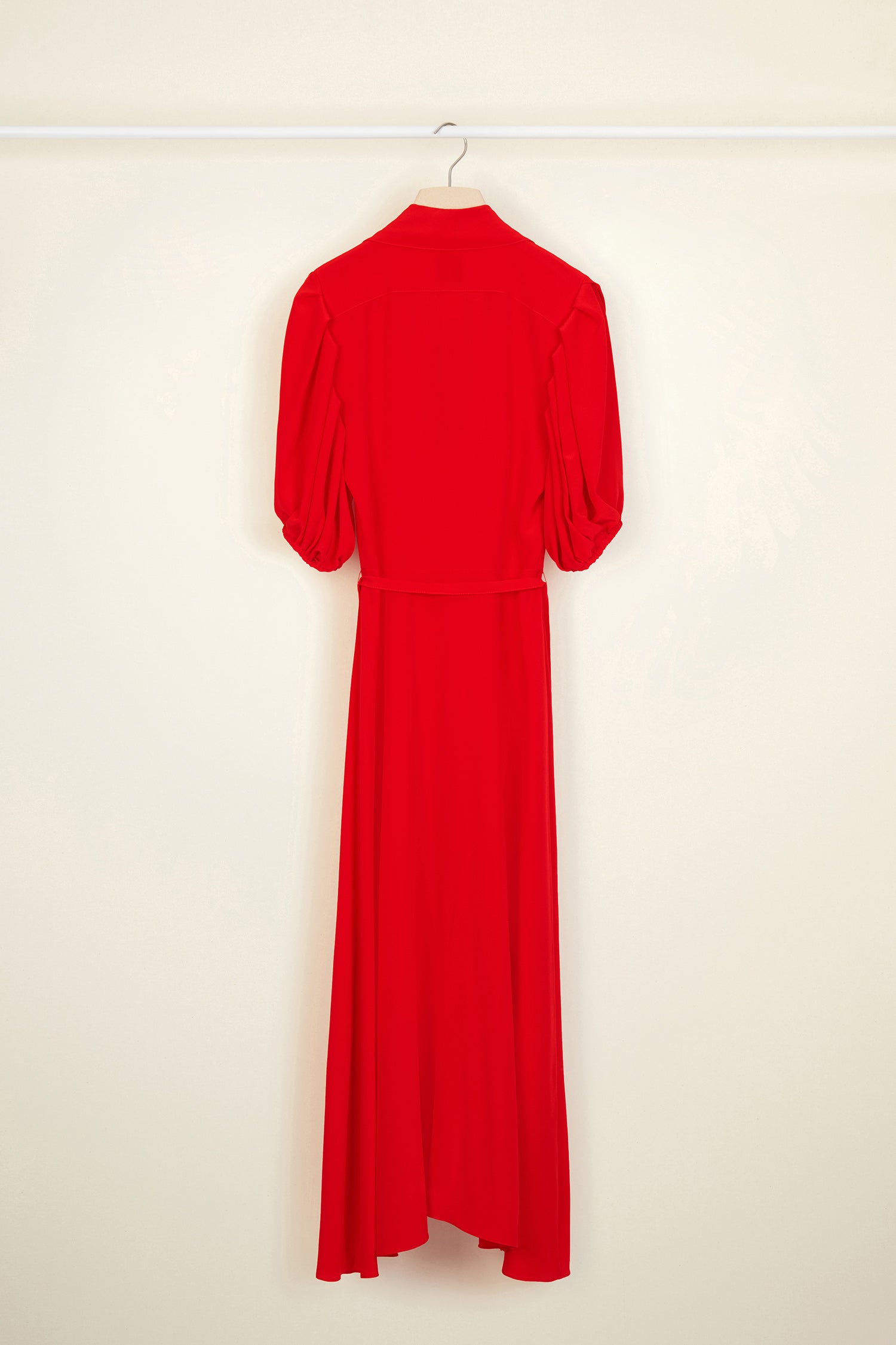 Patou P20DR0350013302R robe chemise soie poppy ceinturée 34