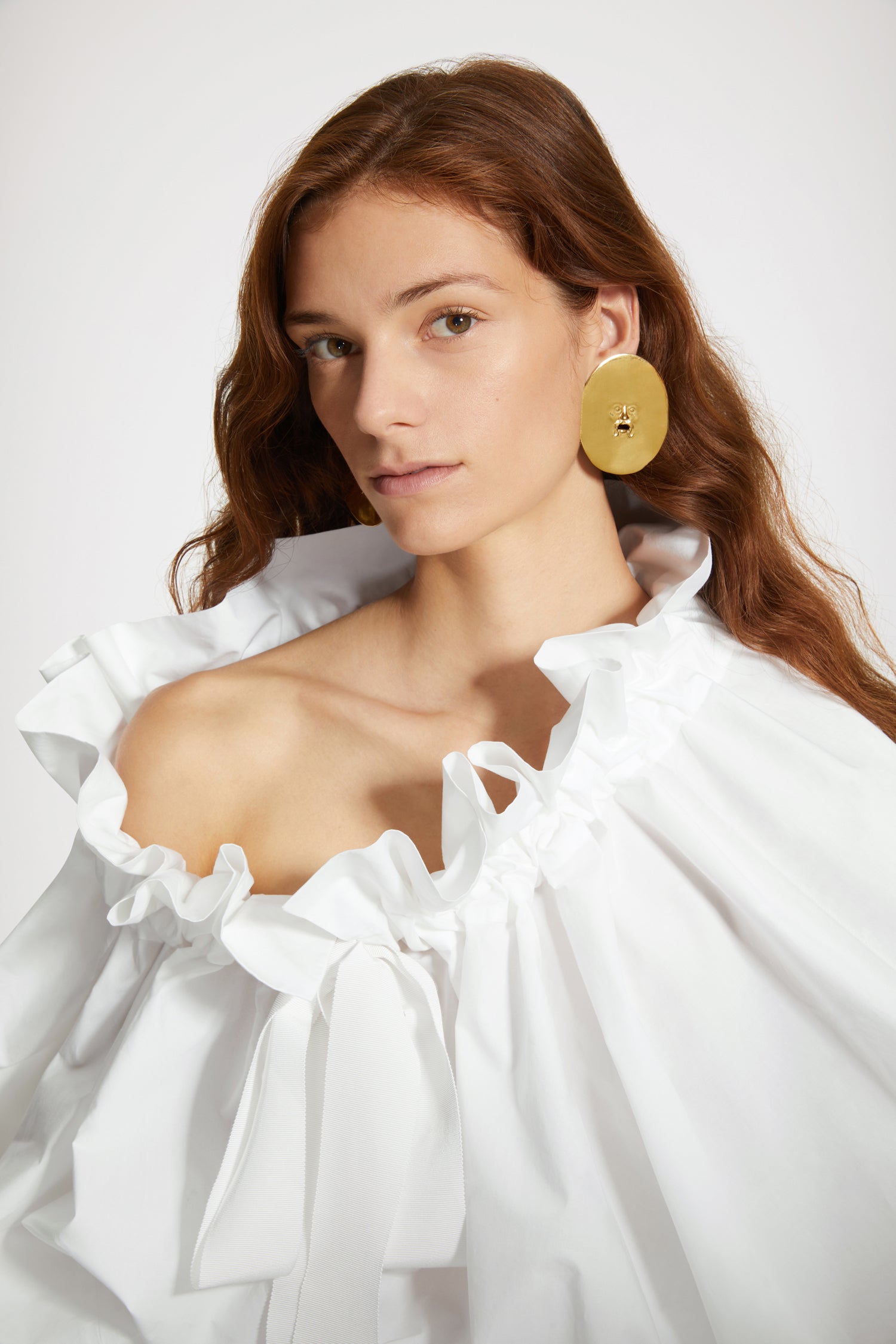 Patou A20JW0321000299G boucles clips laiton Gold